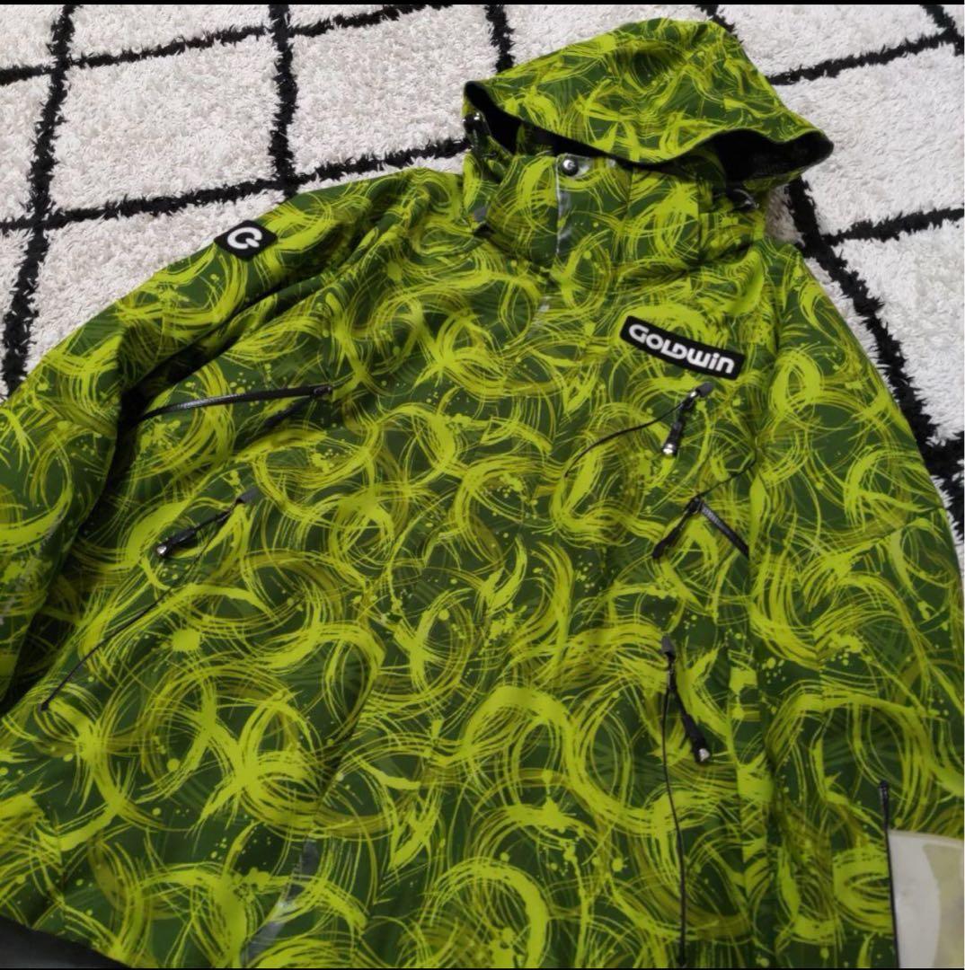 Goldwin スノーボード用ジャケット スキーウェアL 緑