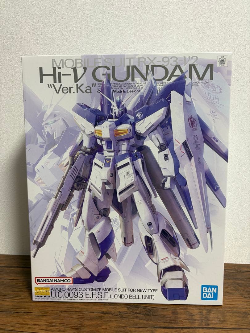 未開封未組立　ガンプラ　1/100 MG Hi-νガンダム　Ver.Ka