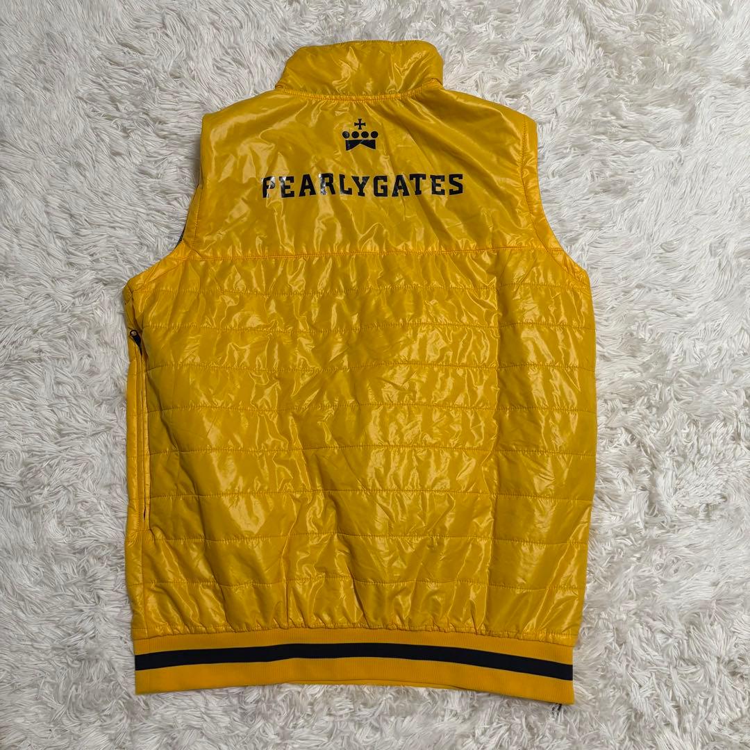 高機能4wayパーリーゲイツ　リバーシブル　中綿ジャケット　ハーフジップ　ロゴ