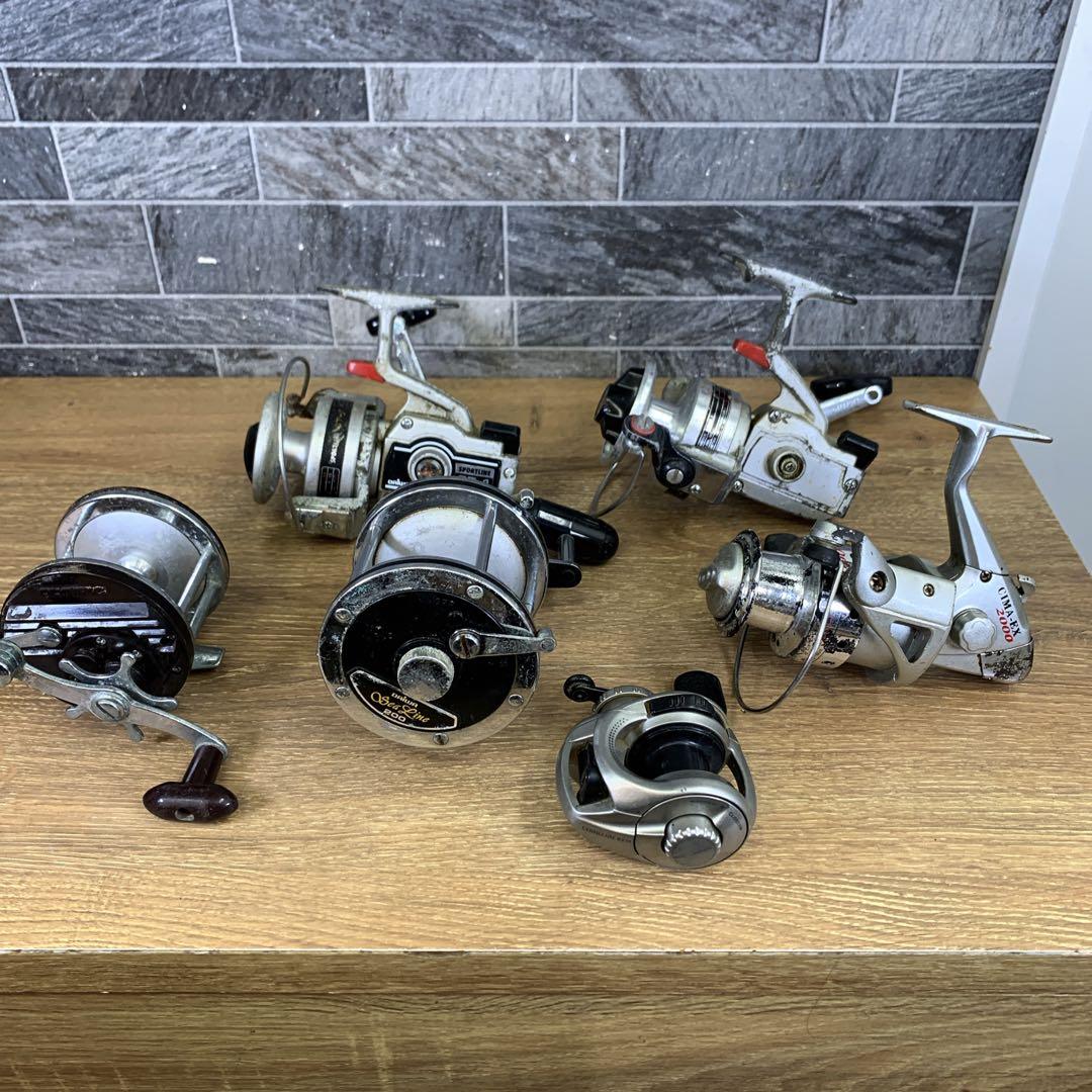 ①　18点　リールまとめ売り　クーラーボックス付き　釣り具　フィッシング　お買得