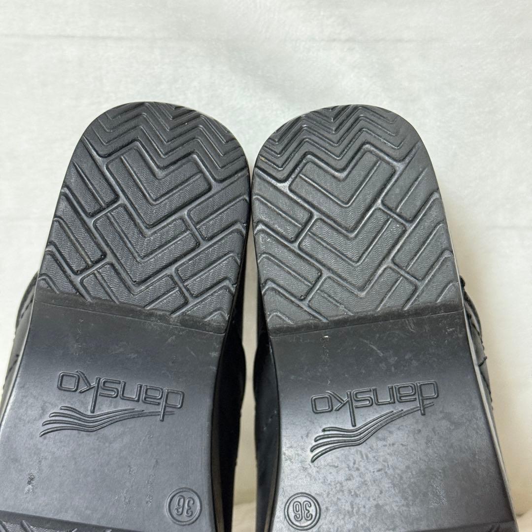極美品✨dansko ダンスコ　プロフェッショナル　オイルドレザー　36 黒