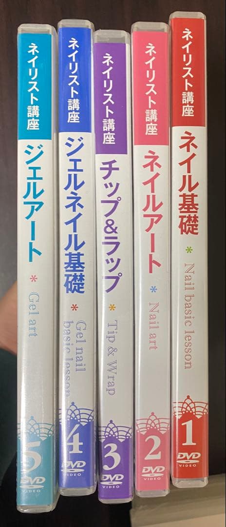ユーキャン　ジェルネイル　JNA ネイリスト講座　テキスト　DVD