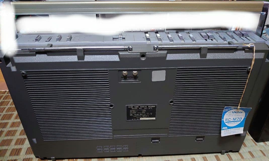 美品 Victor ビクター RC-M70 ラジカセ 希少 昭和レトロ