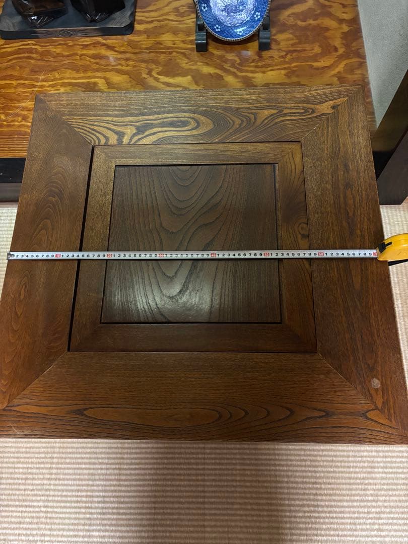 木製 四角形座卓 引き出し付き