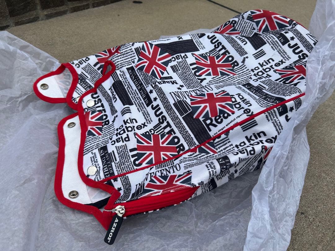 AZROF ユニオンジャック スタンドバッグ＋PRGRパター付きパター使用感あり