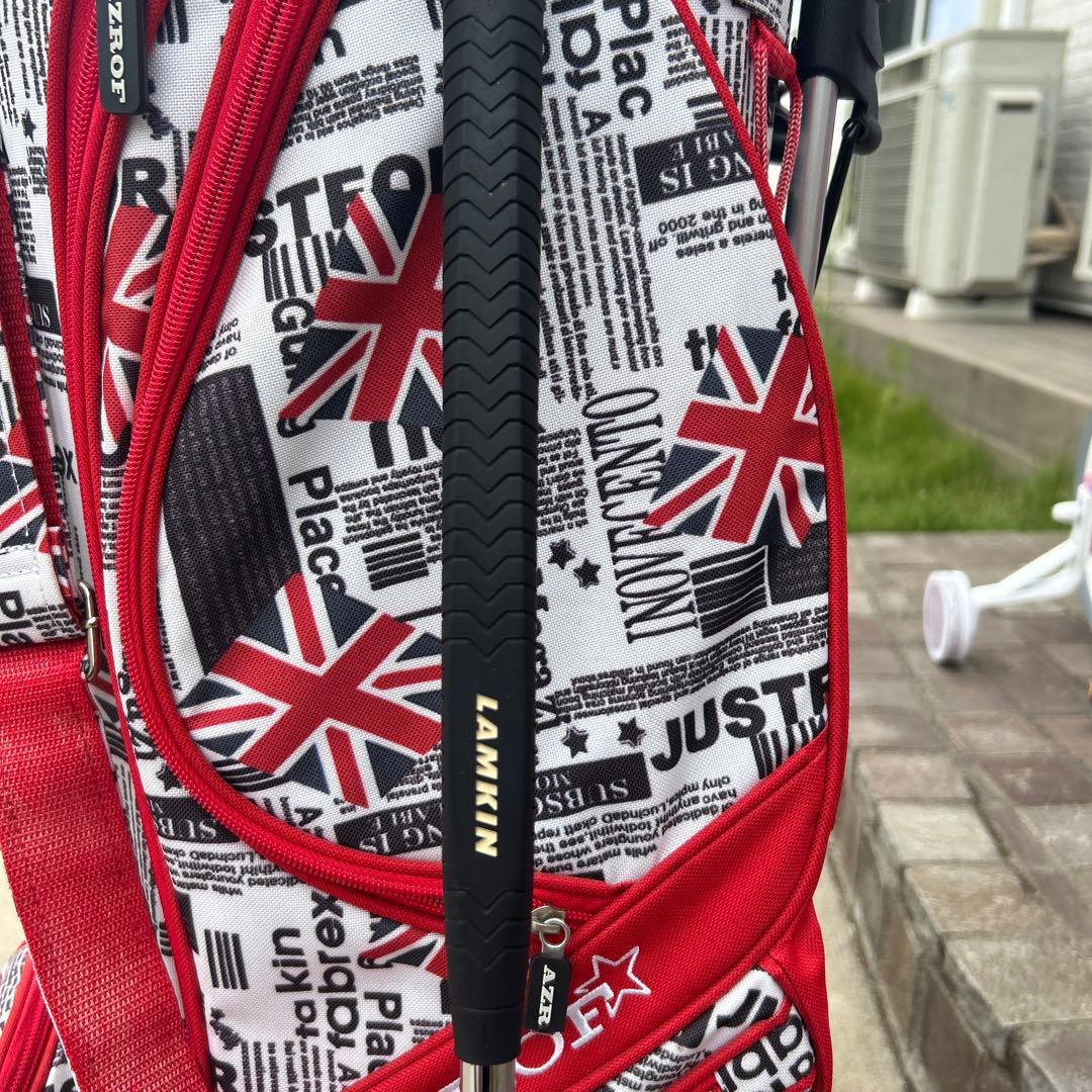 AZROF ユニオンジャック スタンドバッグ＋PRGRパター付きパター使用感あり