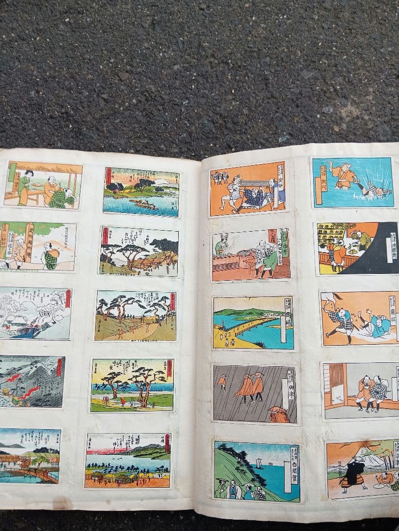 燐票　燐寸ラベル　貼り込み帖　２６０枚以上　戦前　広告　宣伝　デザイン 東海道