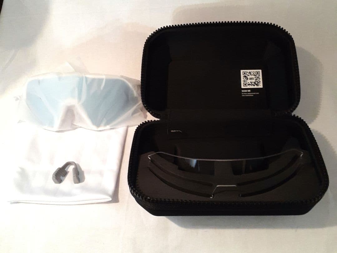 100% S3 ホワイト ブルー ワンハンドレッド サングラス