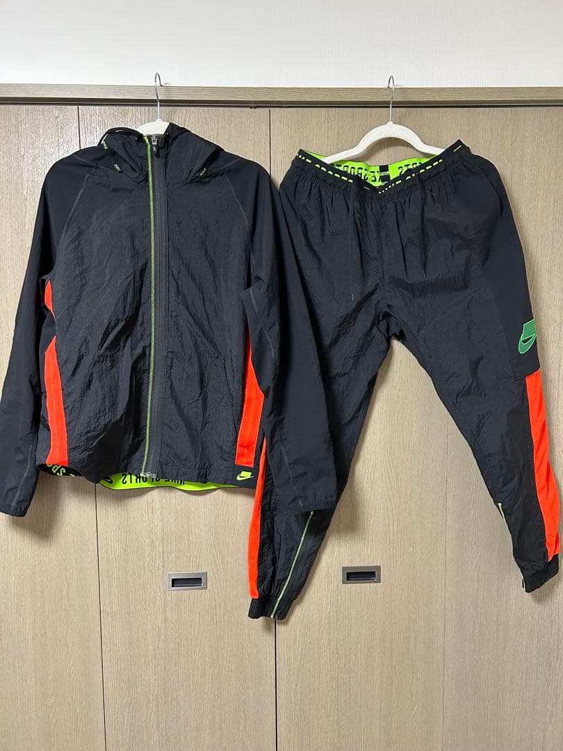 NIKE ナイキ ウインドブレーカー 上下セット ブラック M フレックス