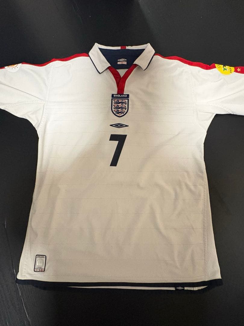 ベッカム　イングランド代表ユニフォーム