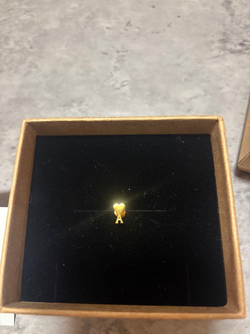 ami ゴールド ハート 鍵 ピアス(片耳用)【売り切りたい‼️】