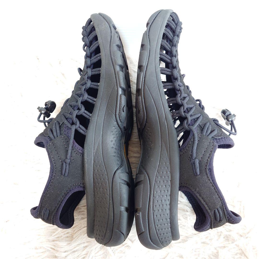 美品 KEEN UNEEK ASTORIA キーン サンダル 靴 25 ブラック
