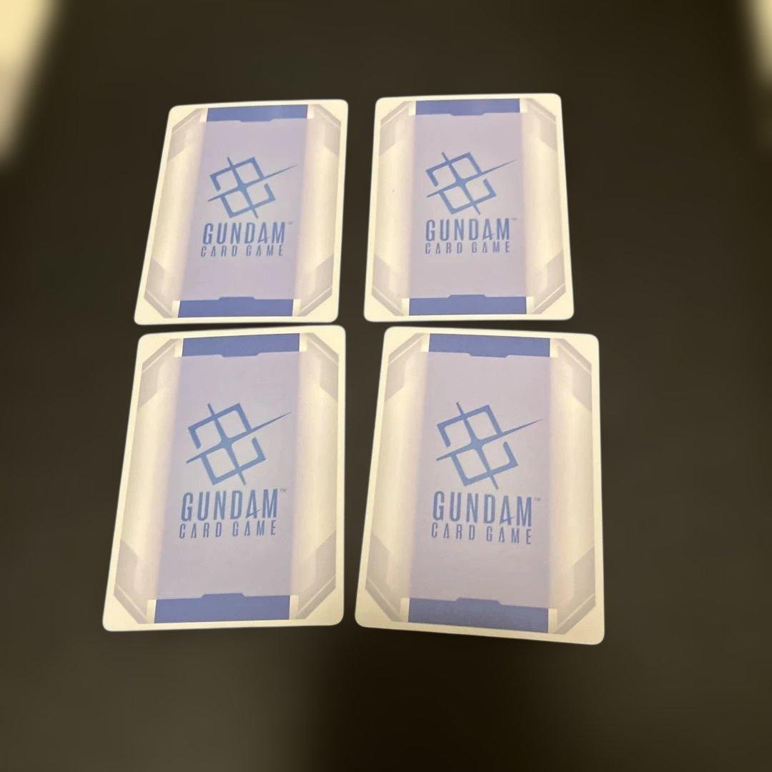 ガンダムカードゲーム　格闘戦　パラレル　4枚