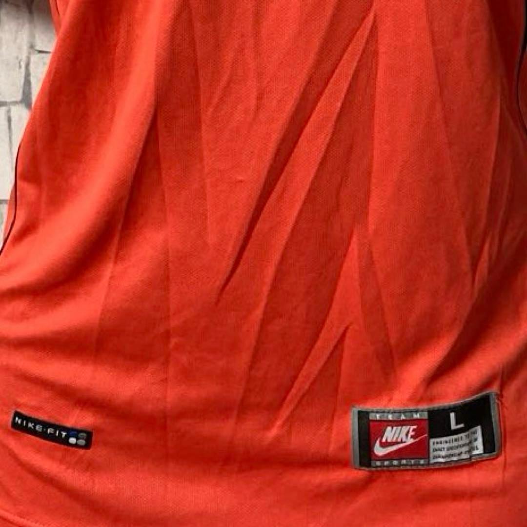 NIKE オランダ代表 ユニフォーム 98年フランスW杯　オレンジ　黒　襟付き
