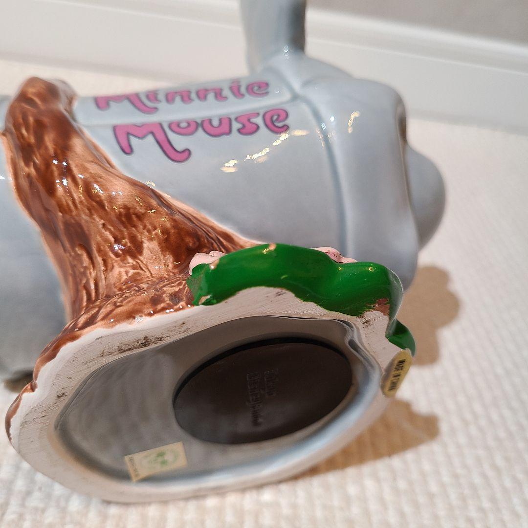 ディズニーランド　トゥーンタウン　ミニーの家　ポスト型　貯金箱　ミニーちゃん