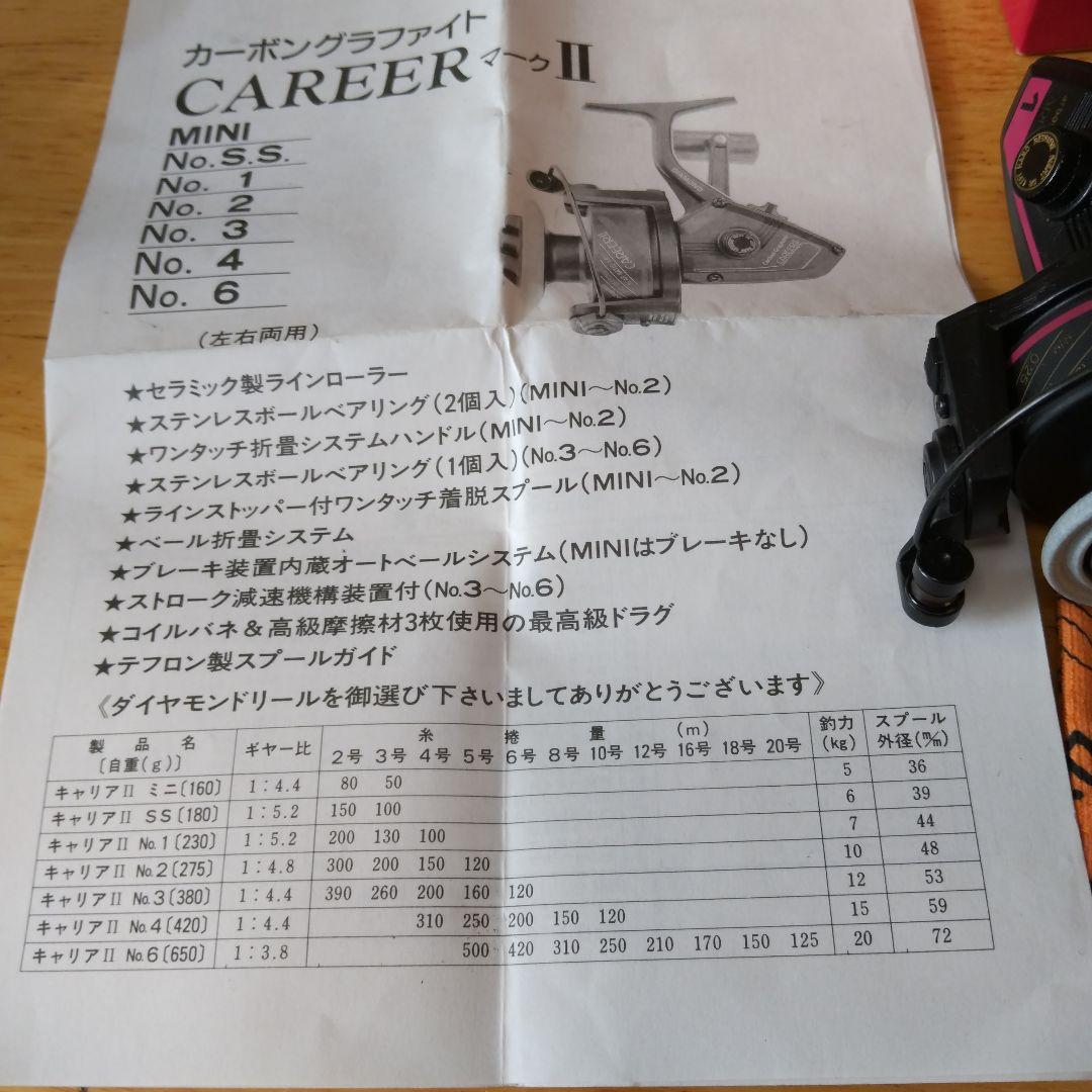 大森製作所　キャリア　マークII No. 1 カーボングラファイトリール