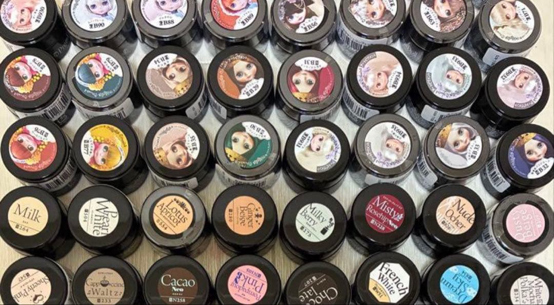 未開封カラージェル60色セット