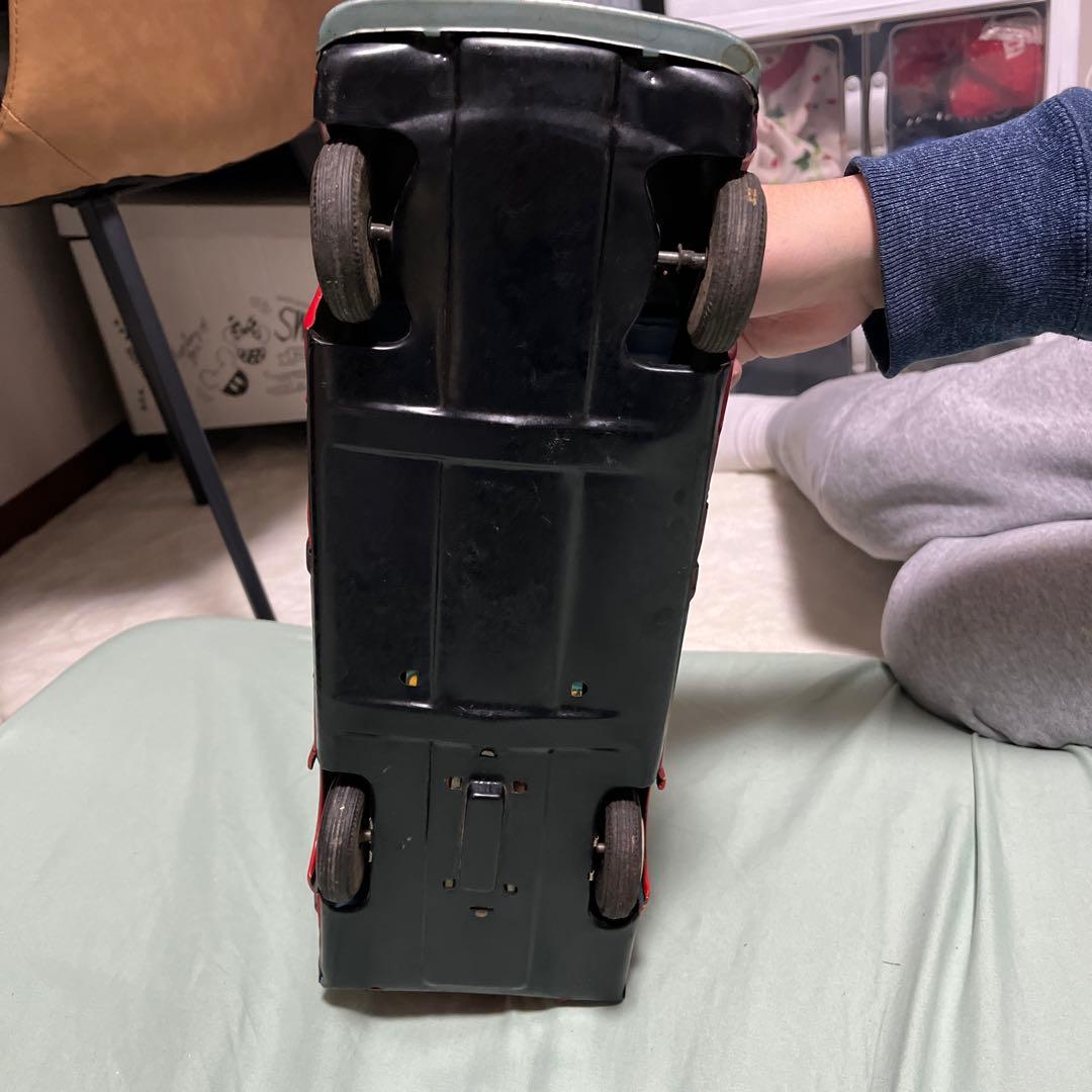 ぺ*ん様 ジャンク 箱無 ヨネザワ玩具 消防車 ブリキ