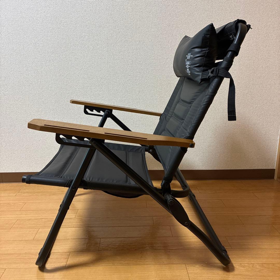 AS2OV(アッソブ)リクライニングローバーチェア マルチクッション付きブラック