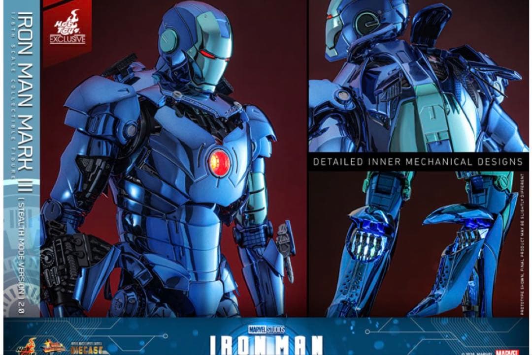 ホットトイズ DIECAST アイアンマン・マーク3 ステルス・モード 2.0版