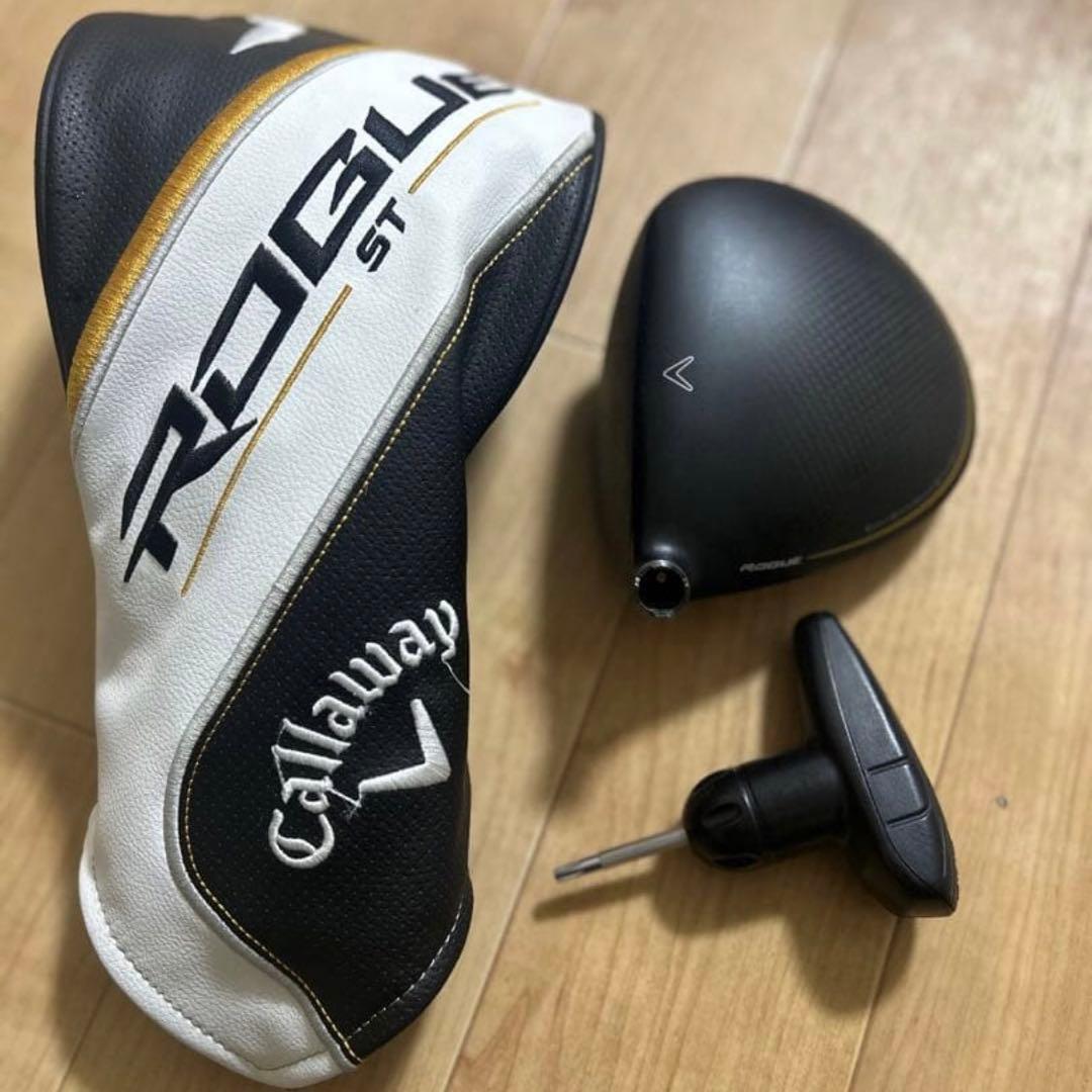 Callaway Rogue ST MAX LS ドライバーヘッド、HC、レンチ