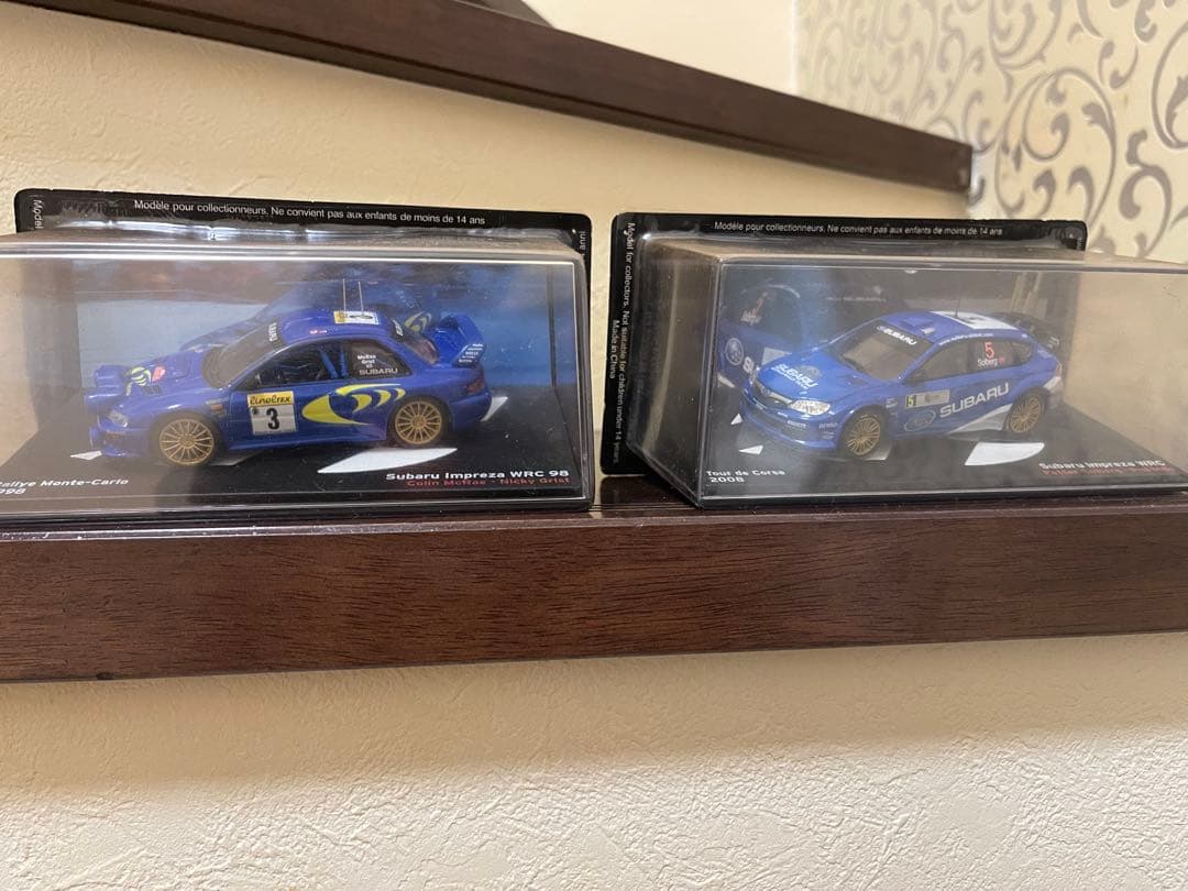 ラリーカーコレクション 10台セット ディスプレイケース付き