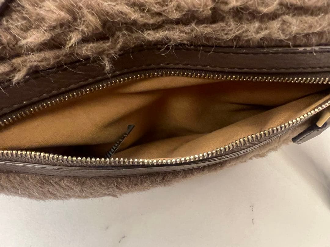 Max Mara テディベア　ブラウンボディバッグ