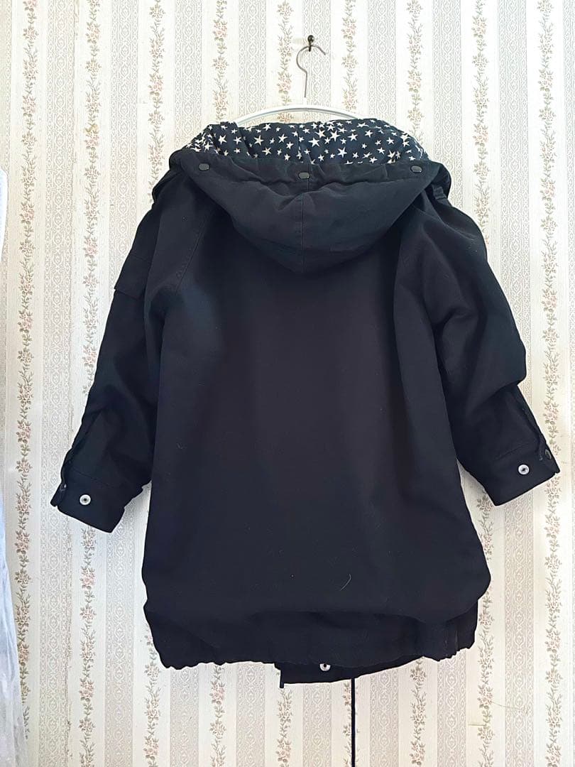 【専用】SAINT LAURENT PARIS ネイビー モッズコート 星柄裏地