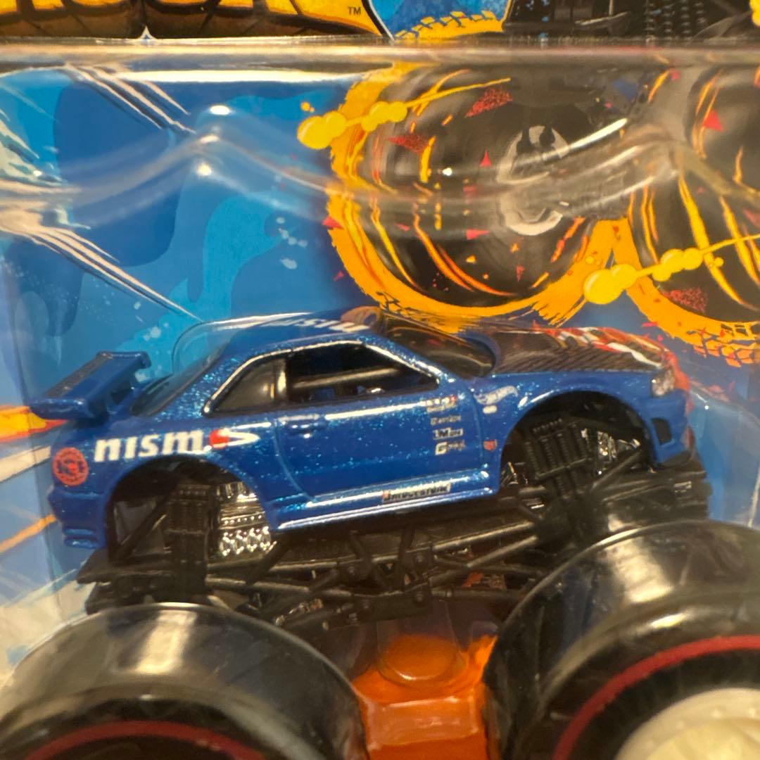 た*ん様 ホットウィール　モンスタートラック　日産　スカイライン GT-R R3