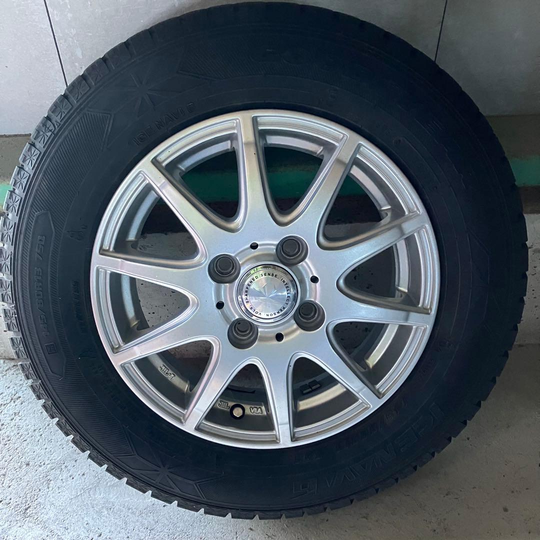 NBOX GOODYEAR アイスナビ6　13インチ スタッドレスホイールセット