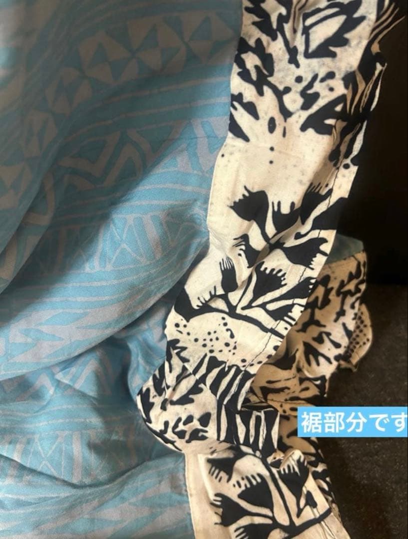 NOANOA クタドレス　ノアノア　ブルー