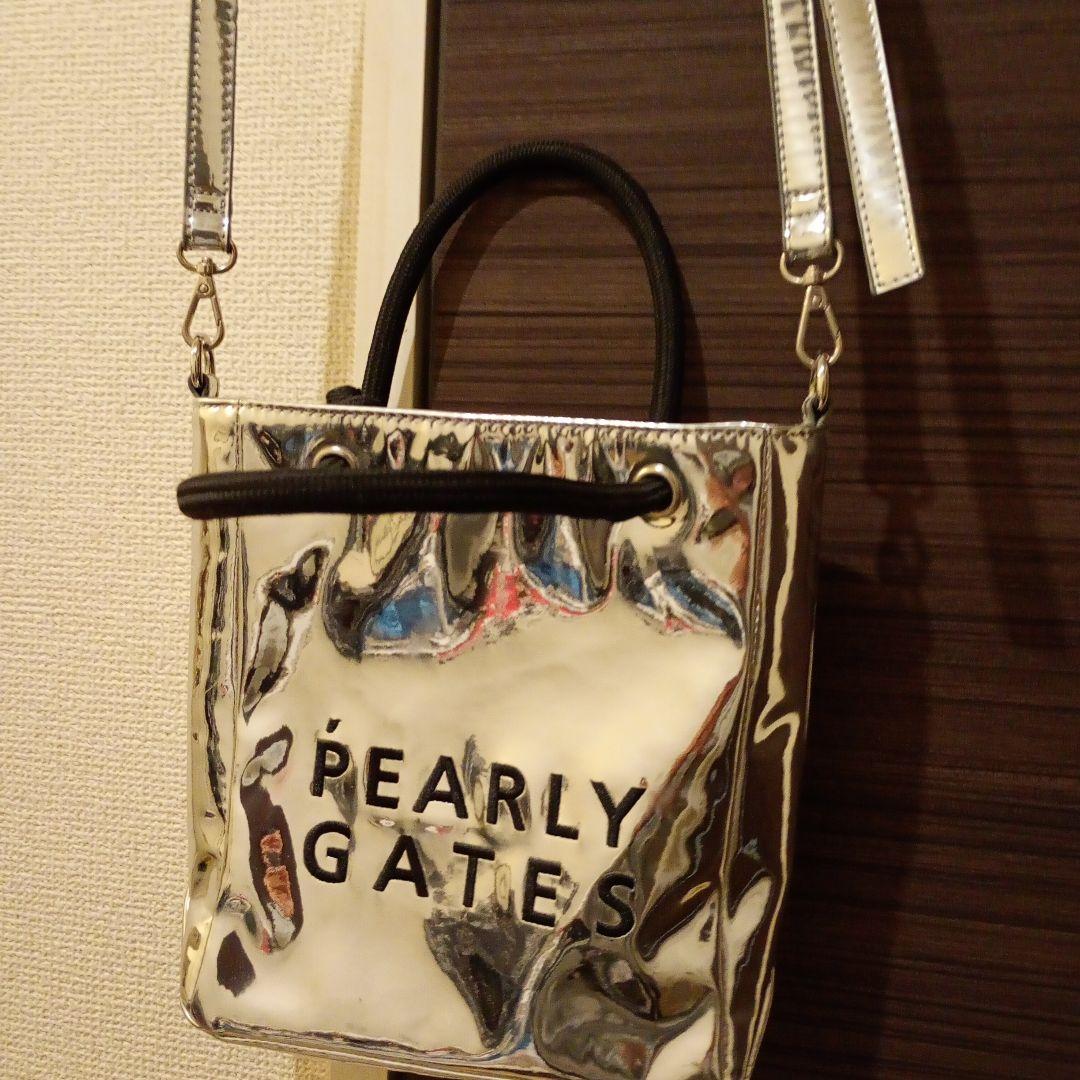 PEARLY GATES シルバー バッグ