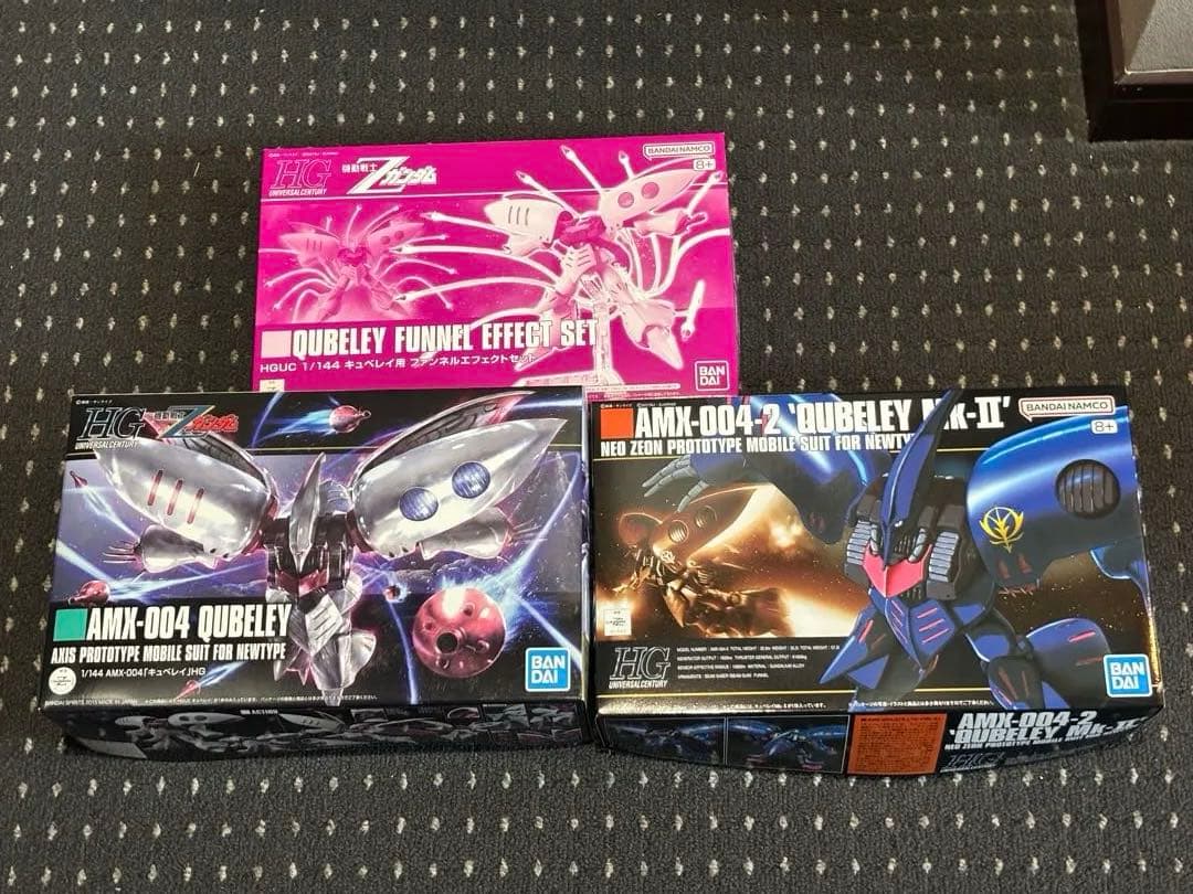 HG キュベレイ、キュベレイmkⅡ & ファンネルエフェクトセット