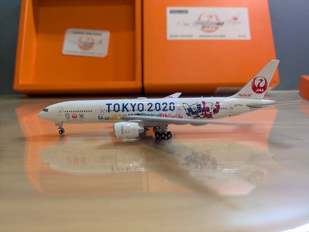 【新品】JAL B777-200 TOKYO 2020 1/400 JA773J