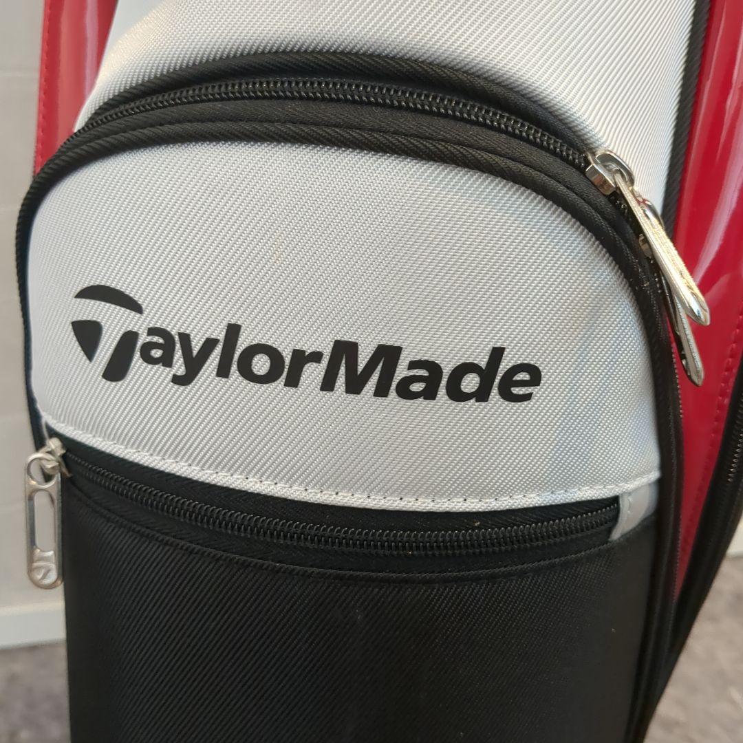 TaylorMade キャディバッグ ブラック/ホワイト/レッド