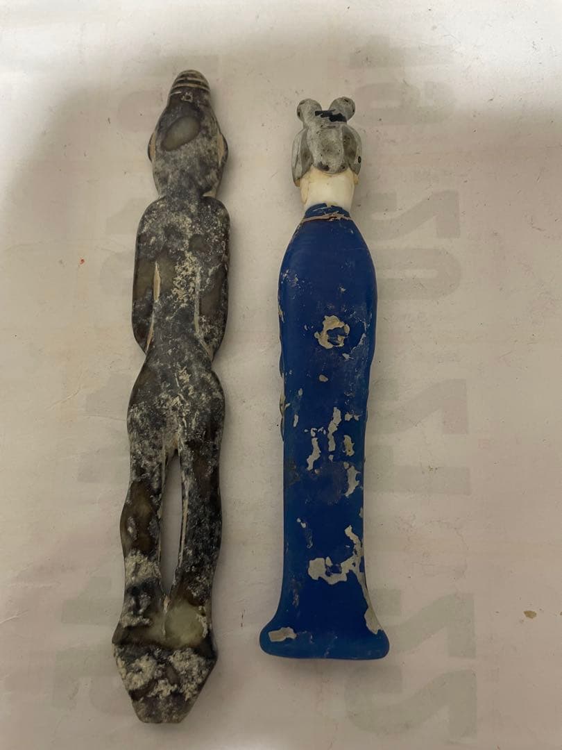 中国美術　人物像　玉石彫刻　古美術