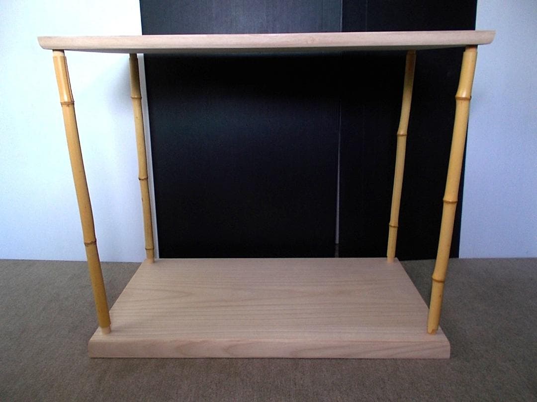 未使用 茶道具 竹台子 利休好写 送料込み