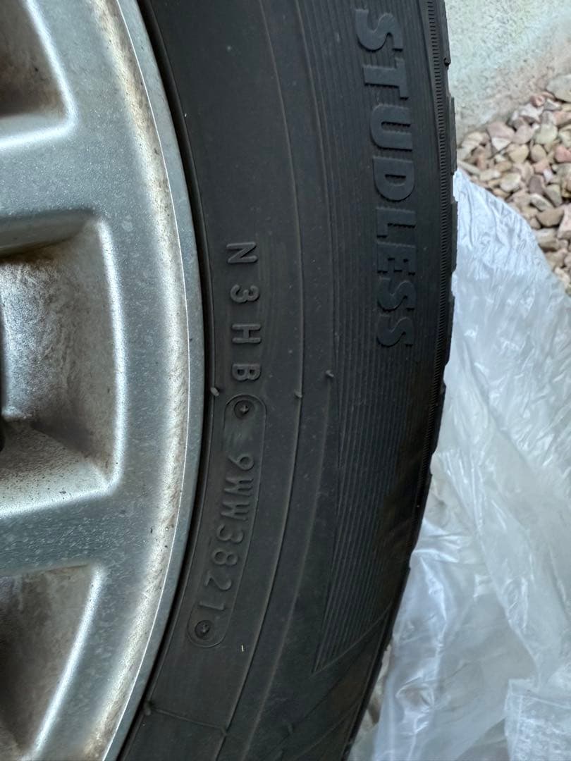 スタッドレス&アルミホイル4本セット アルファード装着 16インチ