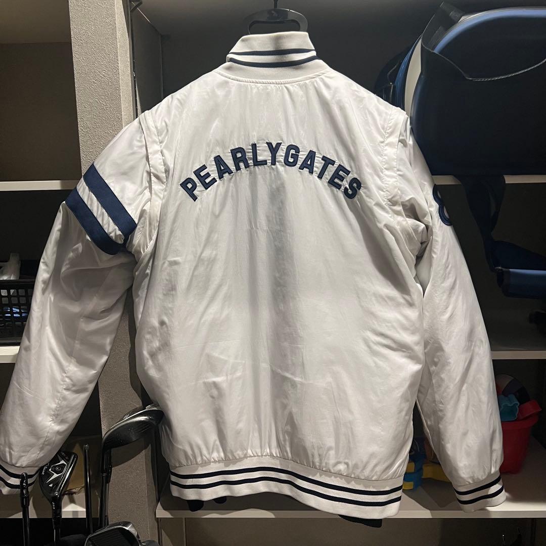 PEARLY GATES ジャケット ホワイト ネイビー