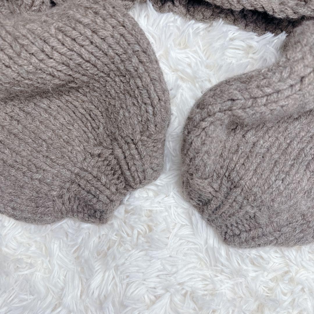 完売 LEINWANDE ラインヴァンド ケーブルショートカーディガン 22AW