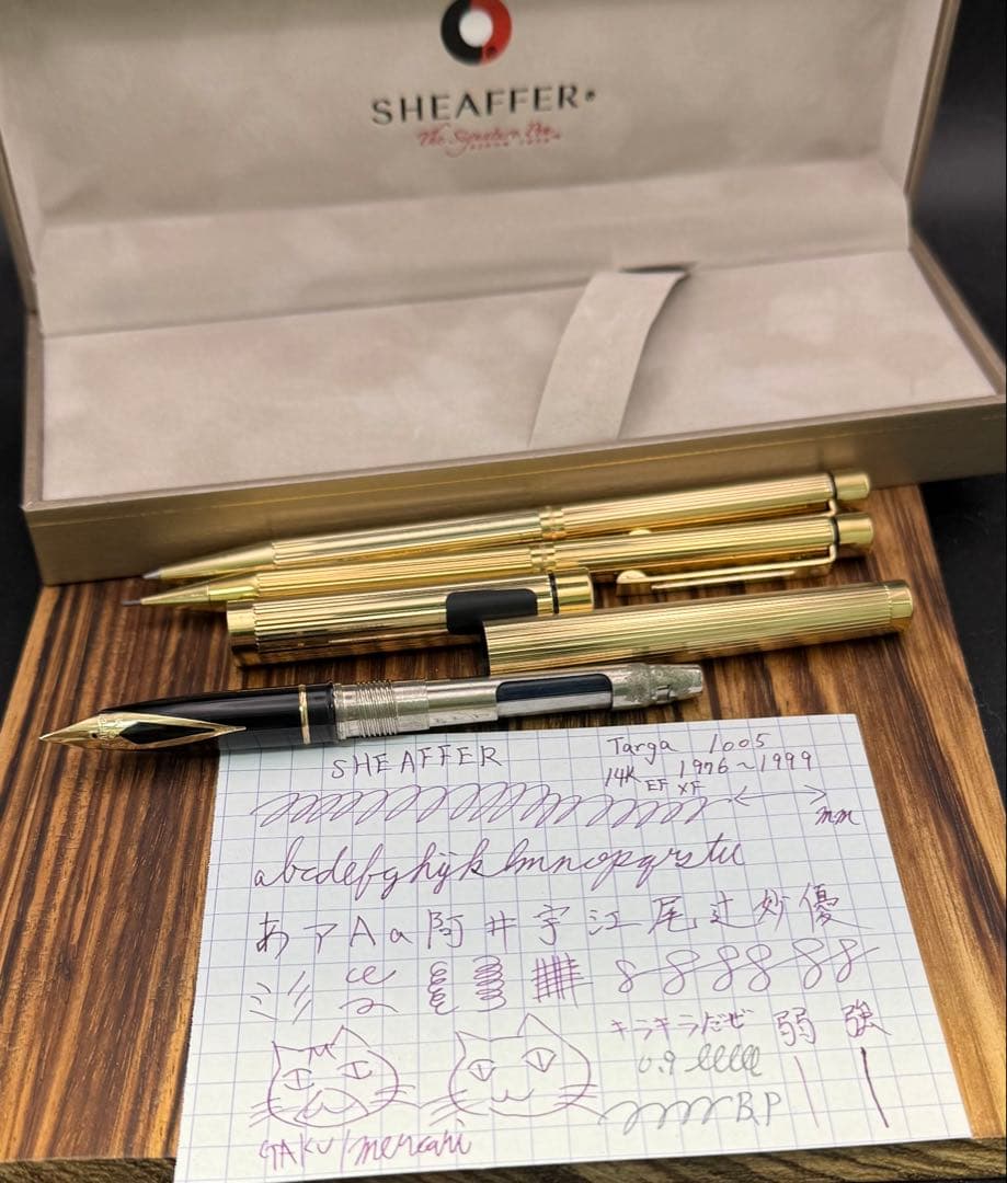SHEAFFER 万年筆 タルガ 1005 23K G.P ペンシル ボールペン
