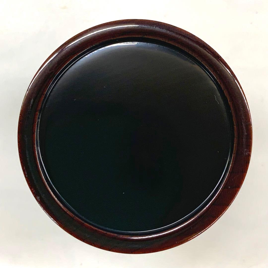 【金輪寺　棗　欅目摺り漆　鈴虫蒔絵】多田忠雲　共箱