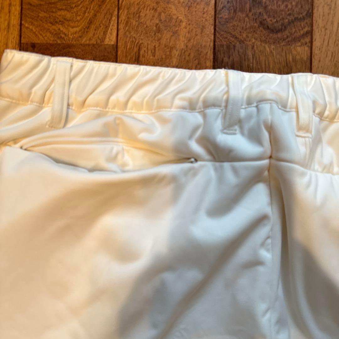 BRIEFING ゴルフパンツ 白 XL ウエスト紐付