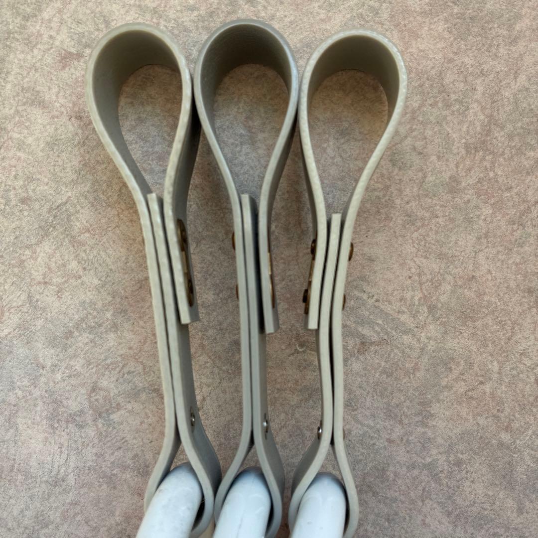 バス車両部品 吊り革 丸型 クリーム ブラウン グレー 希少 非売品