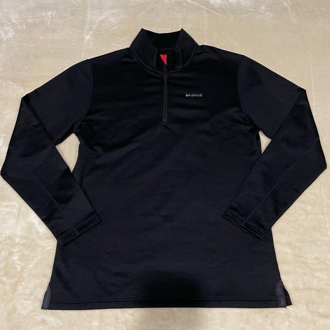 【早い者勝ち】BRIEFING ハーフジップ ブリーフィング ブラック 長袖 黒