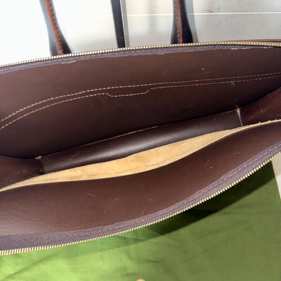 ⭐️未使用級⭐️ GLEN ブリーフケース　ブライドルレザー　ブラウン