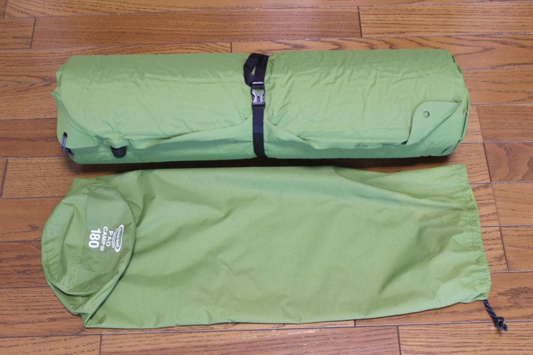 モンベル　インフレターマット　CAMP PAD50 180 美品