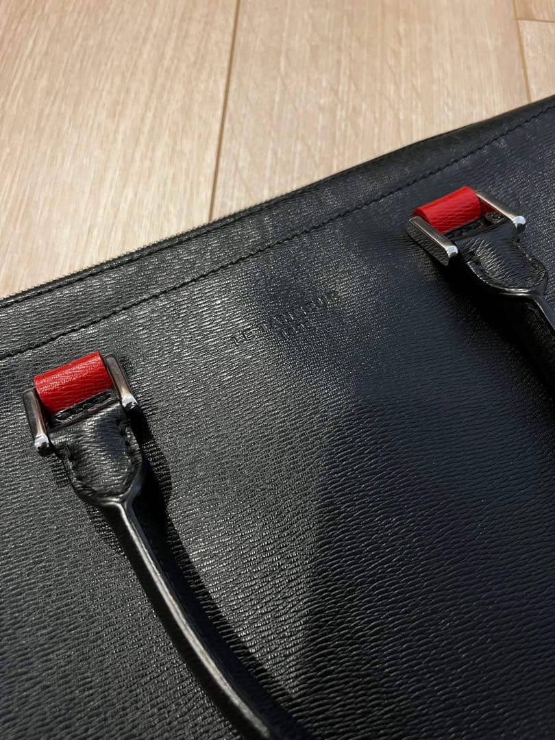 「美品／A4可／本革／フランス老舗」LeTanneur ル・タナーブリーフケース