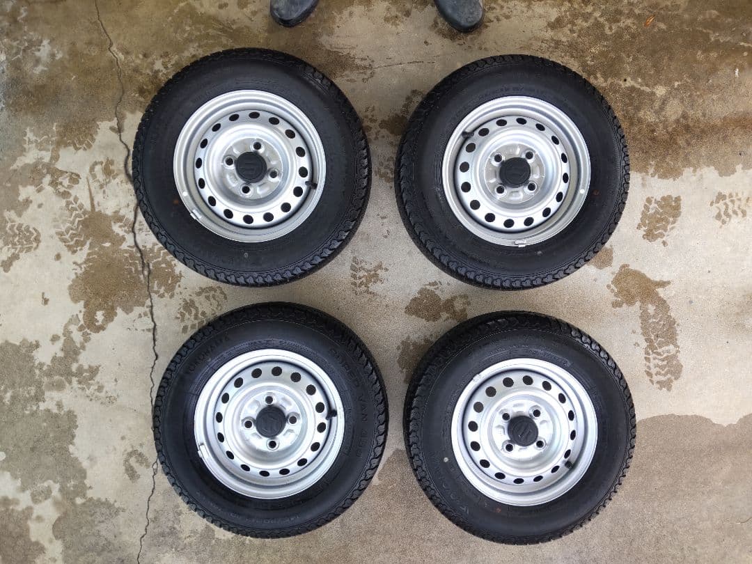 送料込み 2022年製 エブリィ キャリィ 145/80R12 夏タイヤ 4本