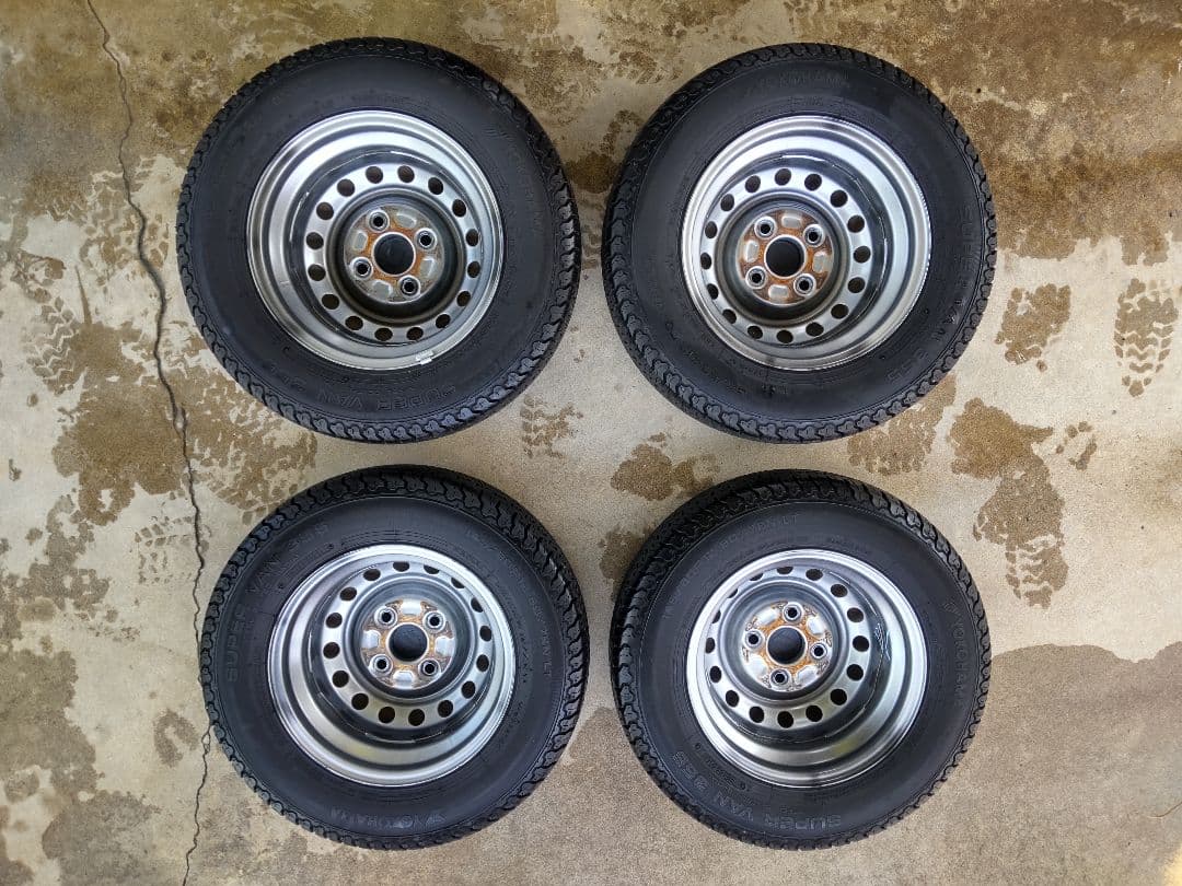 送料込み 2022年製 エブリィ キャリィ 145/80R12 夏タイヤ 4本